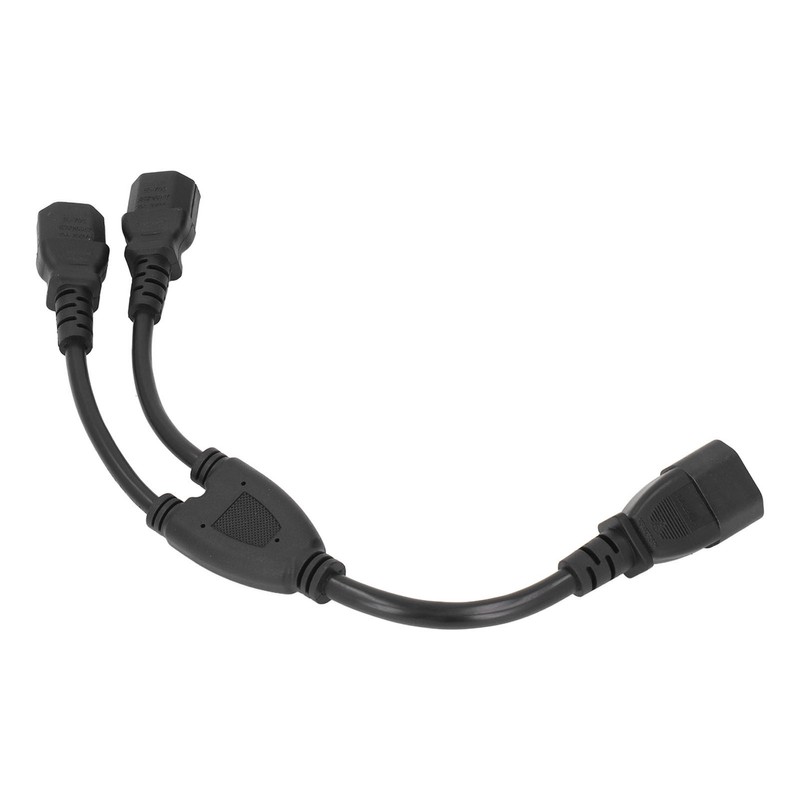 Power Cable Splitter Y Shape 30cm IEC320 C14 Male to