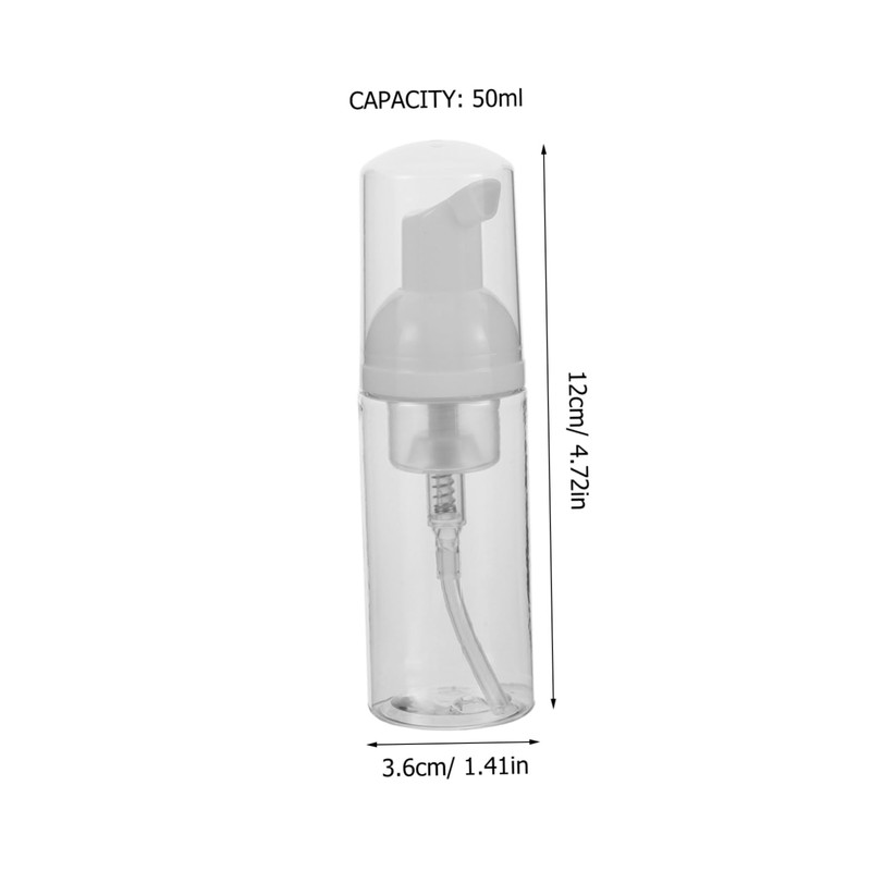 Zerodeko 10 Pcs Travel Foam Pump Bottles Refillable Foaming Soap