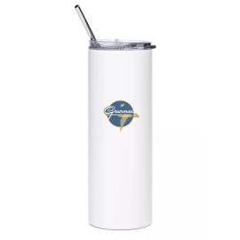 Grumman OV-1 Mohawk Stainless Steel Water Tumbler with straw - 20oz.