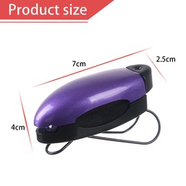 CGEAMDY 5 Stücke Sonnenbrillenhalter Für Auto-Visier, Marienkäfer Brillenhalter Auto Sonnenblende Clip, Multifunktionale Brillenklemme Auto, Autos Universal Dekoratives Innenzubehör(Lila)