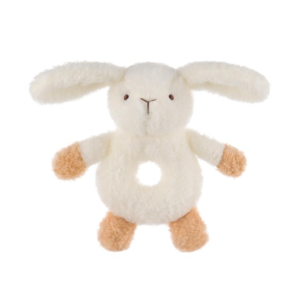 Apricot Lamb Hold and Shake Toy with Sound,Baby Bunny Soft