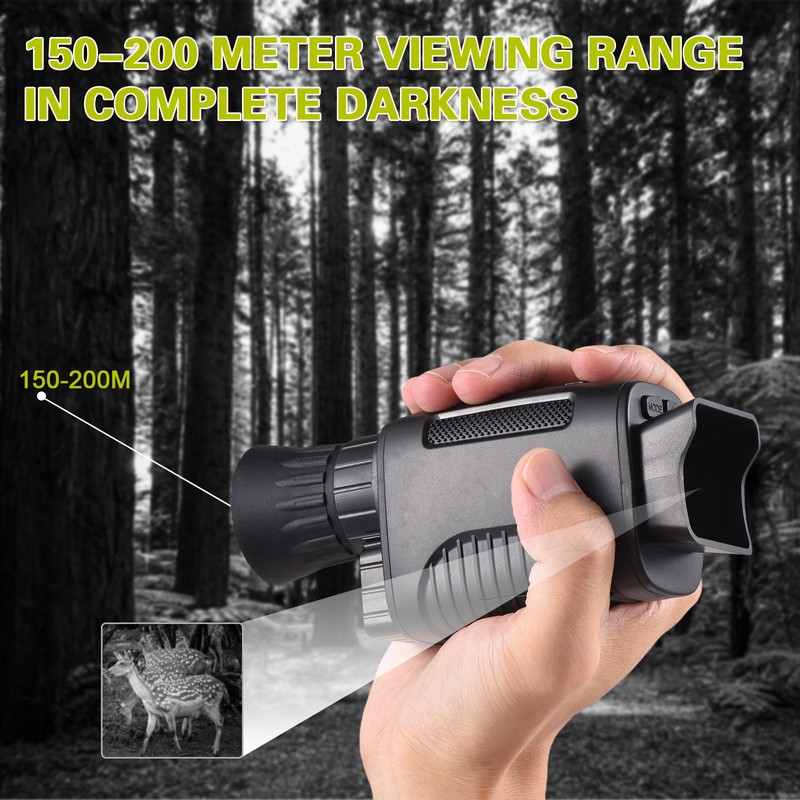 Digital Night Vision Monocular 24MP 1080P Infrared Night Vision Goggles