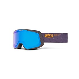 100% SNOWCRAFT XL AF HiPER Premium Protective Goggles (Academia - Mirror Blue Lens)
