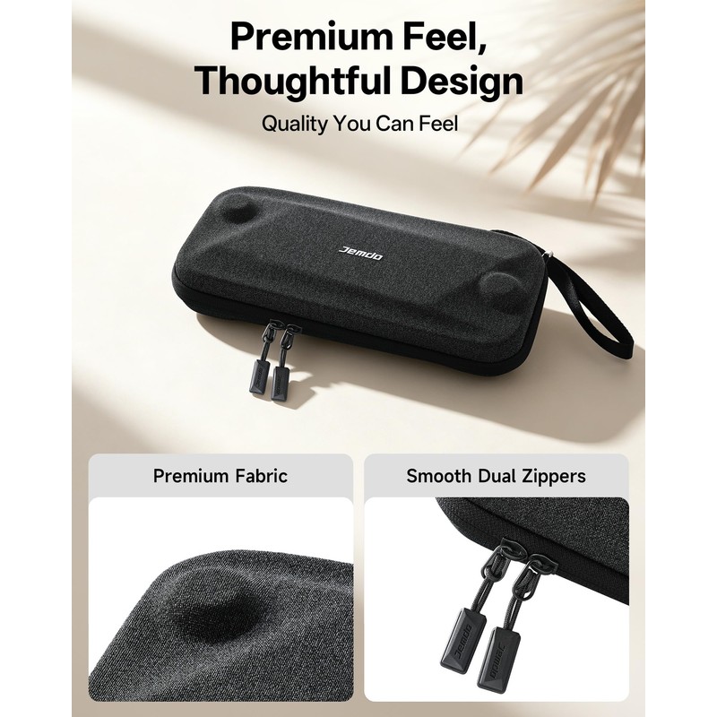 JEMDO Portable Slim Carrying Case for Switch 2, Hard Shell