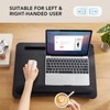 HUANUO Lap Laptop Desk - Portable Lap Desk with Cushion,