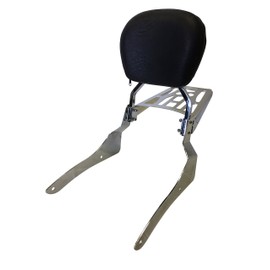 Contoured - Sissy Bar Backrest & Luggage Rack for 06+ Suzuki Boulevard M109 M109R VZR1800 Intruder M1800R