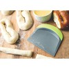Fox Run Dough and Bowl Scraper, Flat Edge, Green