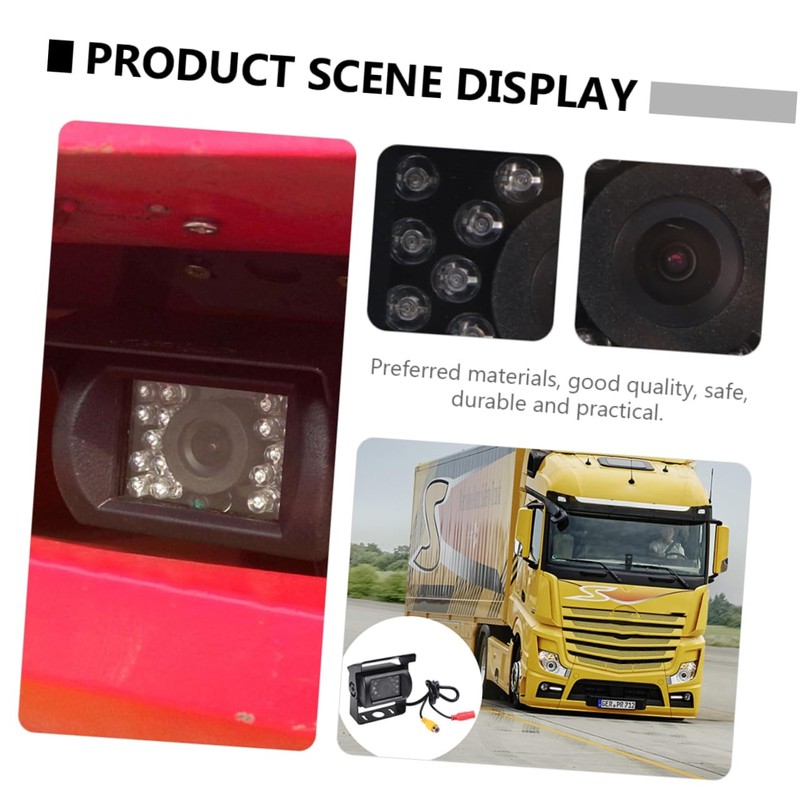Gadpiparty Rear View Camera with LED Monitor Night Vision Cable