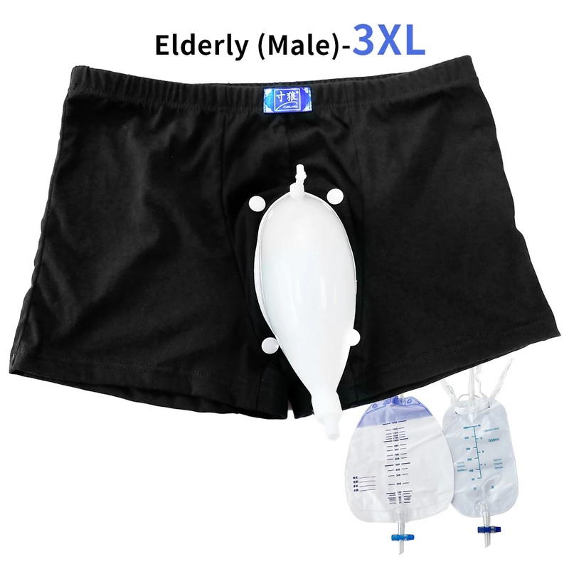 Male External Urine Collector for Bedside & Travel Use –