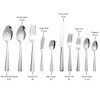 45-Piece Flatware Sets, Silverware Set for 8, Durable Stainless Steel