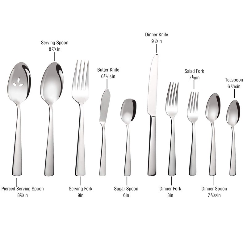 45-Piece Flatware Sets, Silverware Set for 8, Durable Stainless Steel