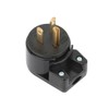USA 3-Prong Male AC Plug, Right Angle ETL Nema 5-20P