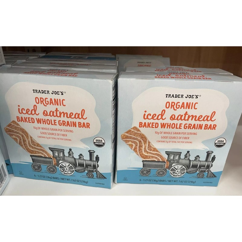 Trader Joe’s 2 Pack Trader Joe’s Organic Iced Oatmeal Baked