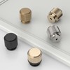 9BUILD 10 Pack Brushed Satin Nickel Drawer Knobs Cabinet Knobs
