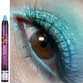 Peacock Blue Eyeshadow Stick, Pearlescent Green Color Eye Shadow, Shimmer Creamy Pencil, Metallic Glitter Eyeshadows, Highlight Crayon Brightener Pen, Silk High Pigmented Eyes Makeup
