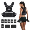 Adjustable Weighted Vest PACEARTH Ironsand Weight Vest with Six 1.5-lb