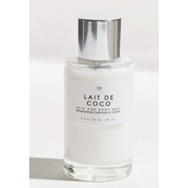 Gourmand Lait De Coco Hair + Body Mist 3.4 Fl.Oz! Blend Of Bergamot, Vanilla Praline And Creamy Coconut! Perfumed Hair & Body Mist For All Day Long-Lasting Freshness! Choose Your Scent! (Lait De Coco)