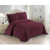 Fancy Linen 3pc Embossed Coverlet Bedspread Set Oversized Bed Cover