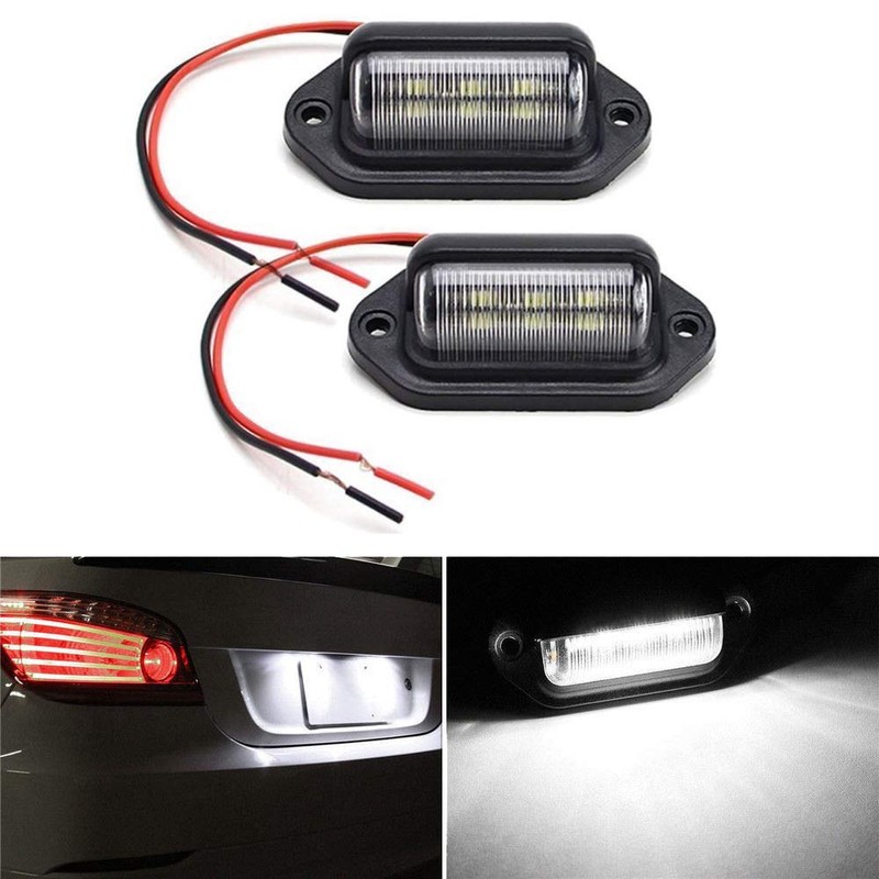 KYOUDEN LED License Plate Lamp, Small, Universal LED License Plate