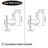 GERZWY Adhesive Hooks Heavy Duty Wall Hooks Waterproof Stainless Steel