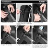Rhinowalk Motorcycle Crash Bar Bag Waterproof Expandable Saddlebag with Secure