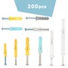 10 Different Sizes, 200 pcs, Board Anchor, Screw Set, Hollow
