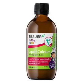 Brauer Baby & Kids Liquid Calcium with Magnesium and Zinc 200mL