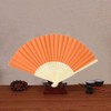 WPKD BLUEIY Pack of 5 Folding Fans, DIY, Pure Colour,