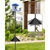 Bird Feeder Pole Squirrel Proof, 92 Inch Heavy Duty Bird