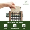 Kingsyard Recycled Plastic Suet Feeder, Tail Prop Suet Feeder for