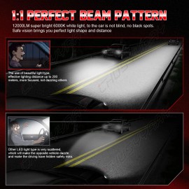 CHUSYYRAY For Honda Civic Sedan 4-Door 2004-2015 10000K LED Headlights Bulbs Hi/Lo Lights