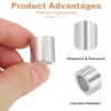 uxcell 3/8"(10mm) Aluminum Crimping Loop Sleeve, Wire Rope Stop Sleeve
