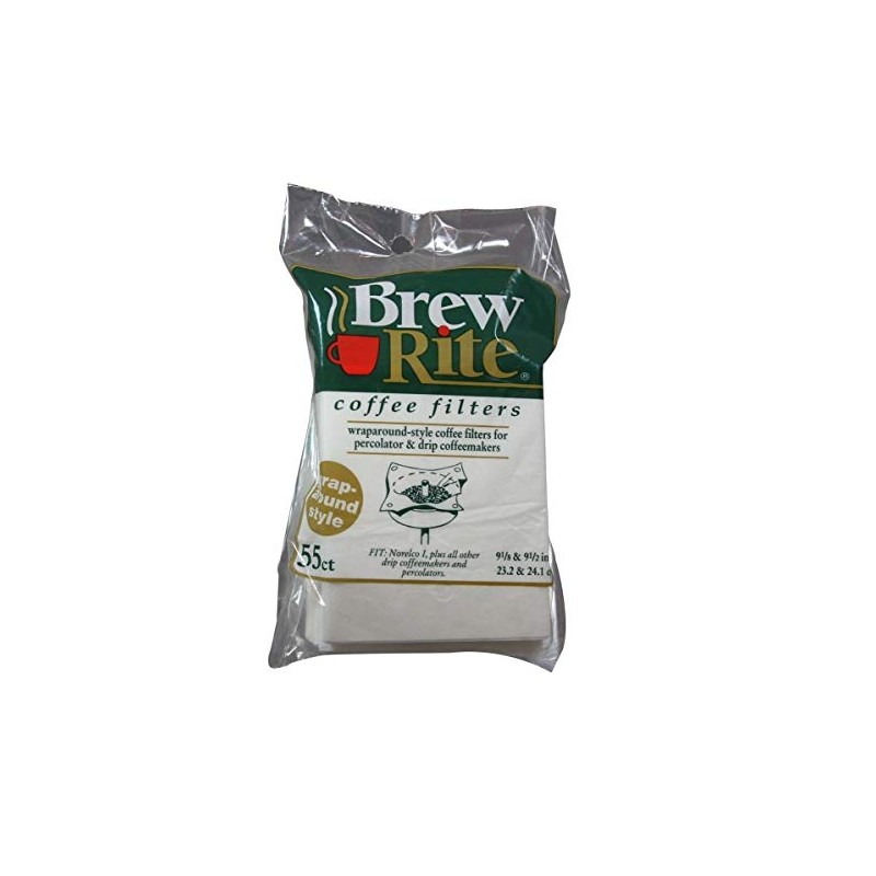 Brew Rite Wrap Around Percolator Coffee Filters 55 Count