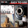 JEUCLEL 5PCS Twist Socket Set, 12.5 mm 1/2 inch Drive
