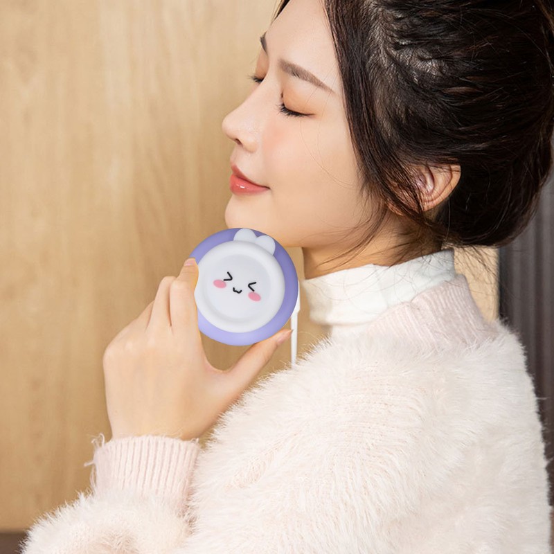 USB Hand Warmer Cartoon Style 2 Temp Modes High Safety