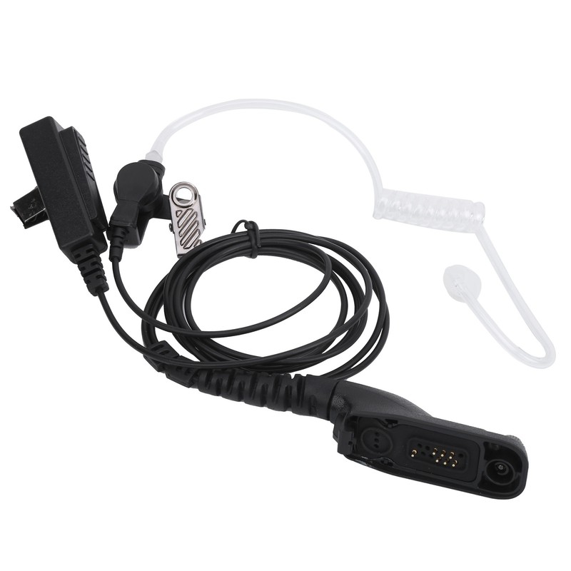 Walkie Talkie Headphone with Microphone PPT Acoustic Tube For Motorola