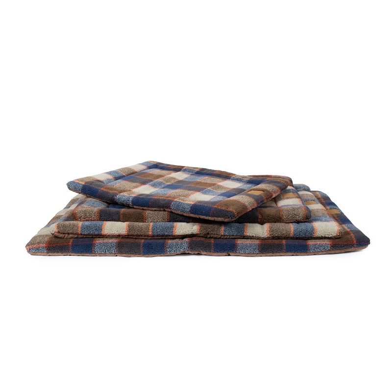 PENDLETON Berber Comfort Cushion Dog Bed - Mountain Plaid, M