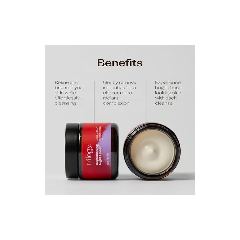 Trilogy Age Proof Replenishing Night Cream Unisex, 2 Ounces