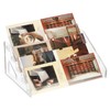 PATIKIL 5 Tier Acrylic Card Display Stand, Portable Postcard Rack