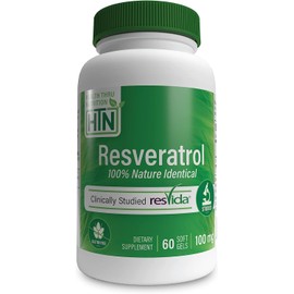 Health Tru Nutrition  Resveratrol, 100 Mg, 60 Cápsulas                                                                                                