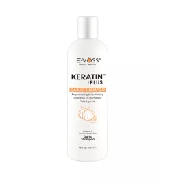 E-VOSS Keratin Plus Garlic Shampoo 16 FL OZ