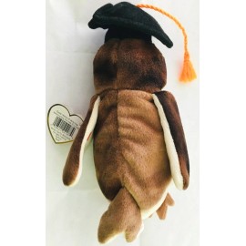 Ty WISE THE OWL GRADUATION BEANIE - TY BEANIE BABY MWMTS