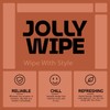 JOLLY WIPE Wet Wipes Flushable, Extra-Large Flushable Wipes for Adults,