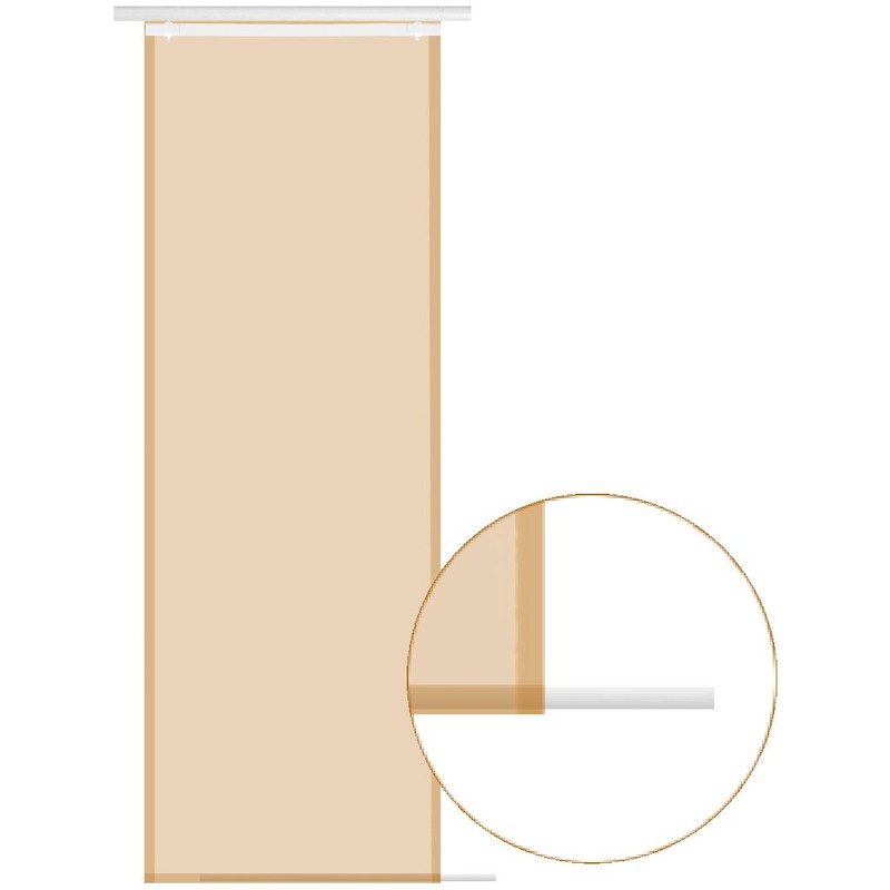 Bestlivings Panel Curtain Opaque 60 x 245 cm, Sliding Curtain
