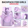 CYOQX 3PCS School Backpack for Girls with Lunch Box Teen