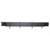 Gourmet Bar Wall Mounted Pot Rack Finish: Black Powder Coated