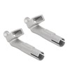 2Pcs Wide Mouth Welding Nozzle Rectangle Stainless Steel Plastic Welder