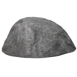 Gardenised QI004479 Outdoor Natural Artificial Round Rock Decor for Gardens, Lawns, and Landscapes - 1 Each