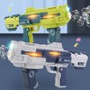 Electric Bubble Machine Gun for Kids Summer Soap Water Bubble