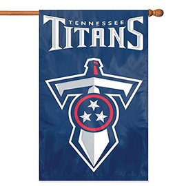 Tennessee Titans Applique Banner Flag